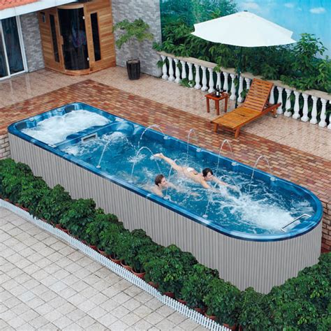 Swimming Pool Exercisesendless Pool Swim Spa With Air Jet Kobiabath