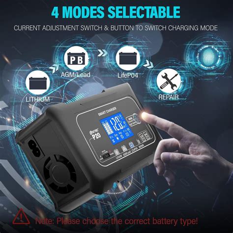 20 Amp Smart Battery Charger Lifepo4 Lithium Review Solar Generator Zone