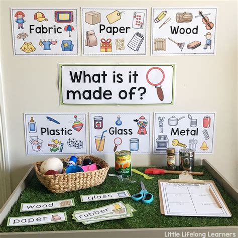 These learning activities for kids are so entertaining, they may not even realize how educational they are. Exploring Materials and Their Properties | Kindergarten ...