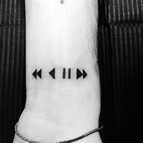 In fact, sometimes little tattoo ideas for women are the most meaningful, like a heart on the wrist or a symbol for a loved one on your back. 40 Simple Music Tattoos For Men - Musical Ink Design Ideas