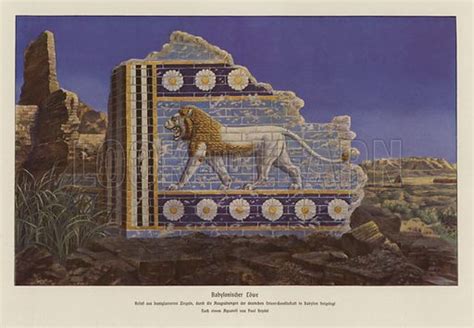 Babylonian Lion Stock Image Look And Learn