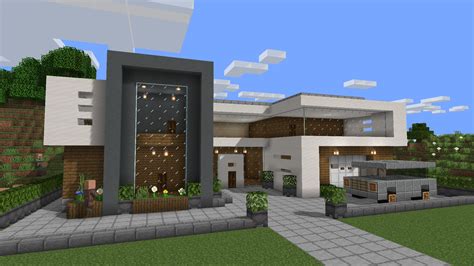 Modern Mansion In Minecraft