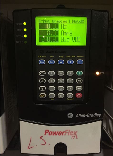 How To Set Up The Node Number On Powerflex 70 Allen Bradley