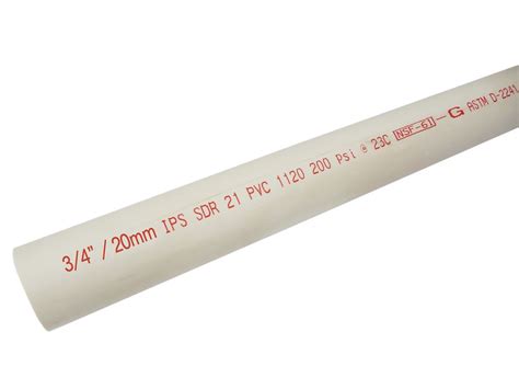 Ipex Homerite Products Pvc 20mm X 3m Ips Series 200 Pipe 34 Inchesx10
