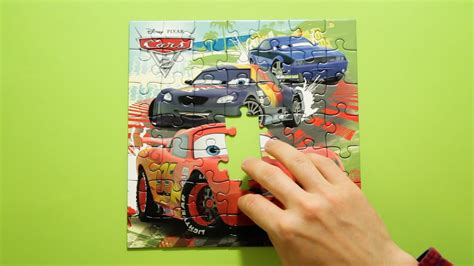 Disney Pixar Cars 2 Jigsaw Puzzle For Toddlers And Kids Youtube