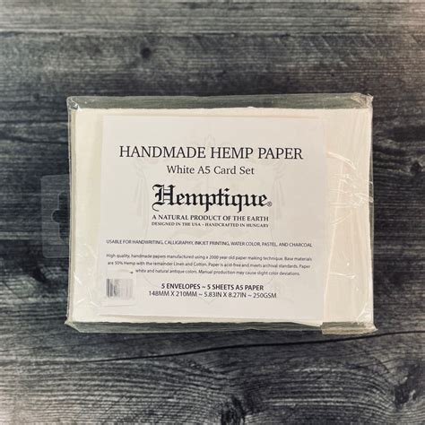 Handmade Hemp Paper Card Set Capitol Hemp Llc