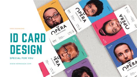 Contoh Desain Kta Organisasi 25 Contoh Desain Id Card Keren Untuk