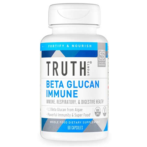 Buy Truth Tion Beta Glucan Immune Support Supplement Algae Based Beta