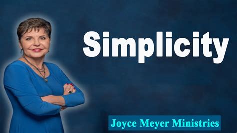 Joyce Meyer 2022💕simplicity💕enjoying Everyday Life Youtube