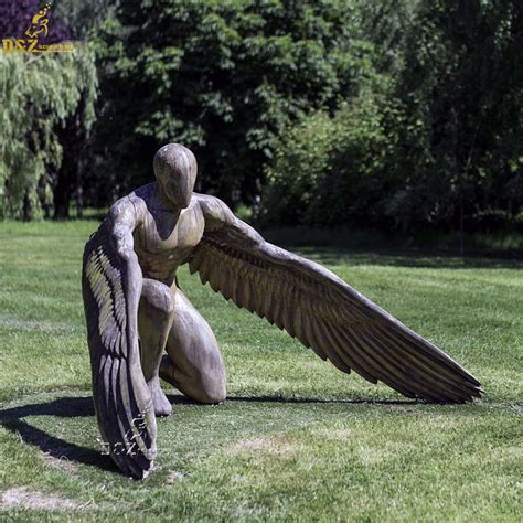 High Quality Outdoor Decorative Casting Bronze Angel Sculpture Statue