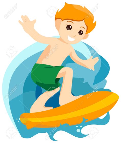 Surfer Boy Clip Art