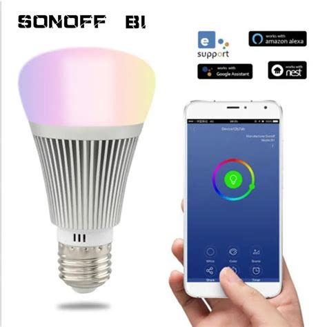 Sonoff B1 Led Bulb Dimmer Wifi Smart Light Bulbs Remote Control Wifi