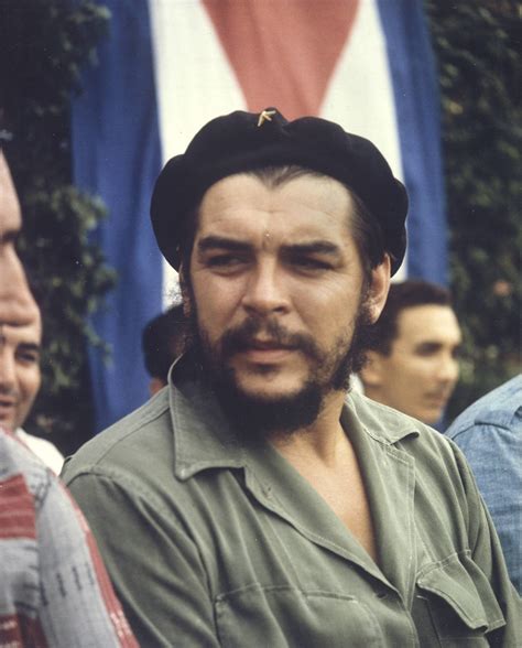 Ernesto rafael guevara de la serna. Color photo of Ernesto "Che" Guevara in 1964 in Cuba ...