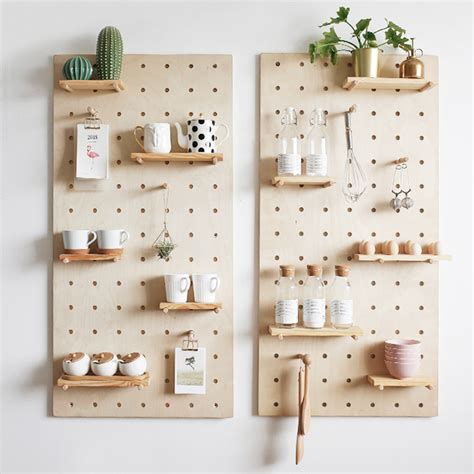 Perforated Board Pegboard Display Wooden Pegboard Expand Paper