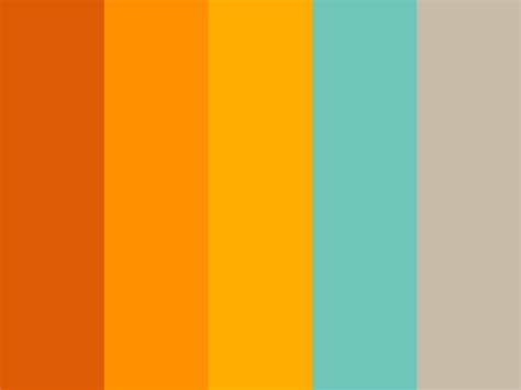 Palette Orange And Teal Orange Color Palettes Color Palette Retro