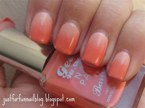 Just For Fun 31dc2013 Day 10 Gradient Peach Nails