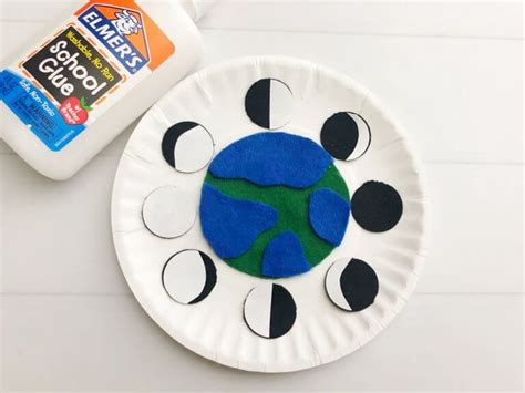 Moon Phases For Kids Moon Crafts Moon For Kids Astronomy Crafts