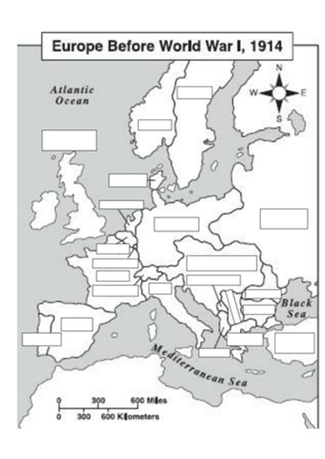 Maps To Show Europe Before And After World War 1 Teaching Resources