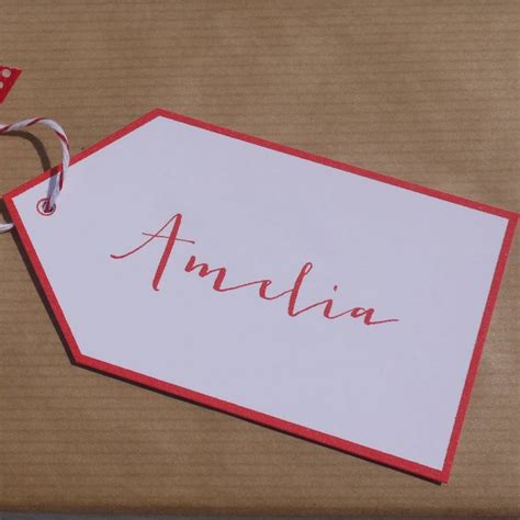 Personalised Name Gift Tag By Daisyley Designs | notonthehighstreet.com