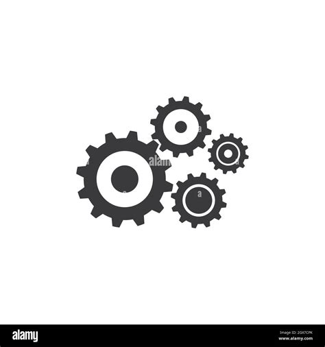 Gear Logo Template Vector Icon Stock Vector Image And Art Alamy