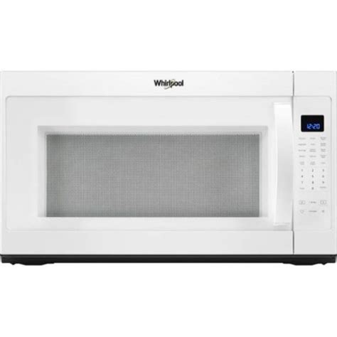 Whirlpool 21 Cu Ft Over The Range Microwave White Master