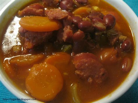 TIP GARDEN 15 Minute Kielbasa Bean Soup