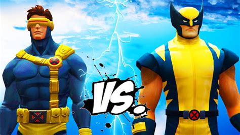 Wolverine Vs Cyclops Epic Superheroes Battle Youtube
