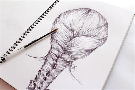 Women and men have dramatic differences in body structure. How to Draw a Hair Braid - Step by Step | How to draw ...