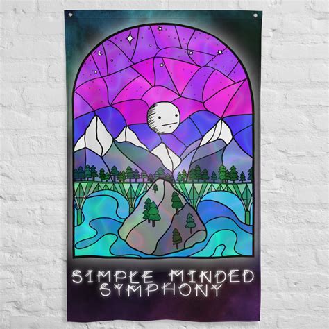 Simple Minded Symphony Wall Flag Ska Punk International