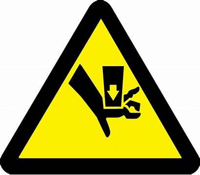Hazard Safety Sign Crush Warning Crushing Iso