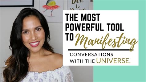 The Most Powerful Tool To Manifesting Conversations With The Universe