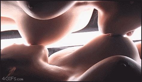 Close Up Lesbians Rubbing Nipples