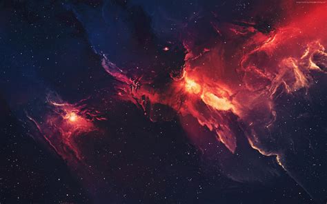 Download Red Galaxy Space Wallpaper Desktop Picture Hd Photo By