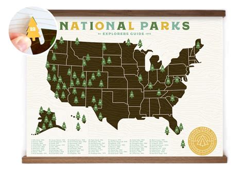 15 Best National Park Scratch Off Maps Find The Perfect One