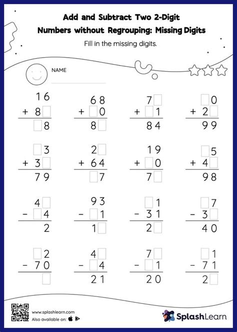 Add Within Without Regrouping Worksheets For St Graders Online 12648
