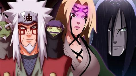 Sannins Quem São Os Ninjas Lendários De Naruto