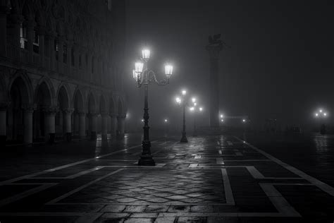Wallpaper 2000x1336 Px And Black City Fog Italy Lights Marco