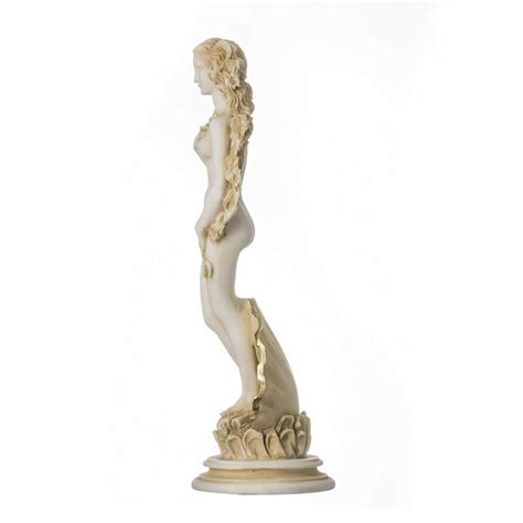 Birth Of Venus Sexy Undressing Nude Girl Gold Tone Naked Aphrodite Statue Buy Online In