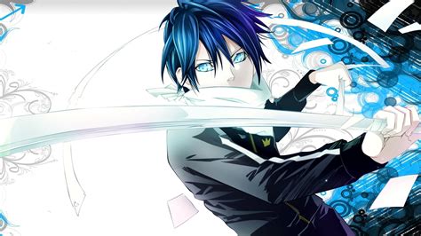 Blue Haired Male Anime Character Wallpaper Noragami Yato Noragami