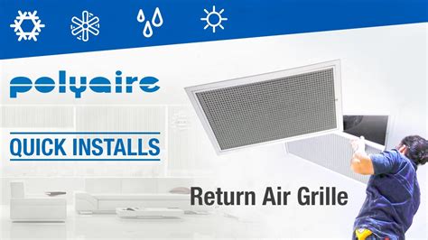 Quick Install Of Return Air Grille Youtube