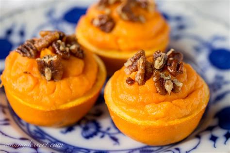 Sweet Potato Soufflé In Orange Cups Recipe Sweet Potato Souffle Sweet Potato Recipes Recipes