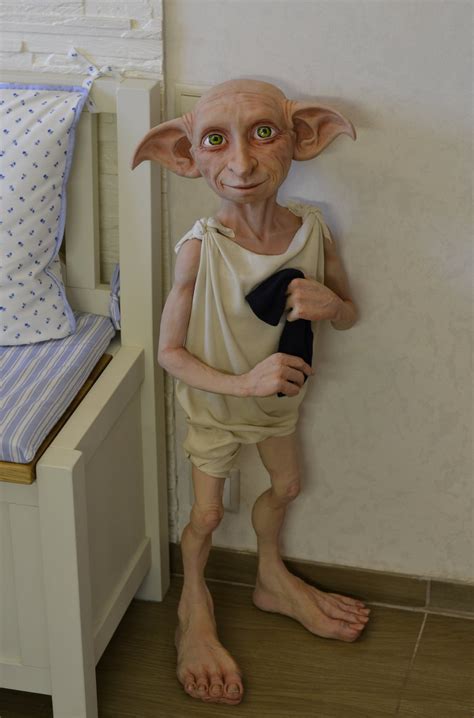 Dobby Elf Life Size Ooak Doll Author Unique Polymer Clay Etsy