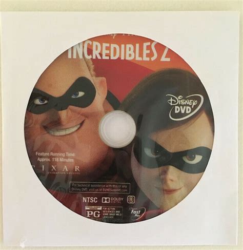 Incredibles 2 Dvd Pixardisney Ebay