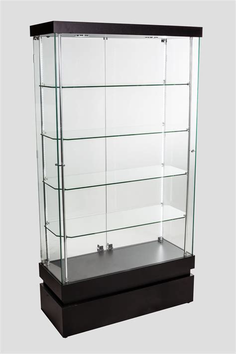 Frameless Display Glass Cabinet 650x400x1900mm B Code 99058 Glass