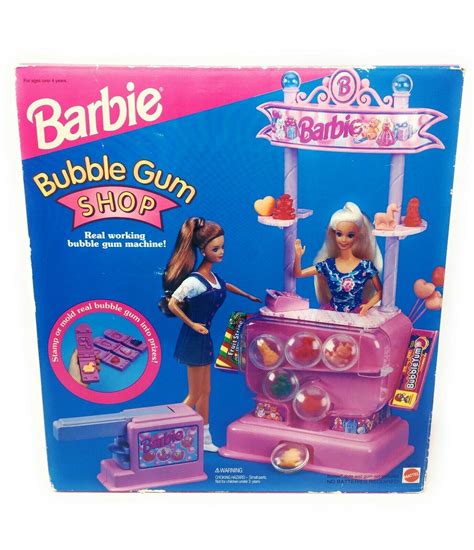 Vintage Barbie Bubble Gum Shop 12710 Mattel Real Working Bubble Gum