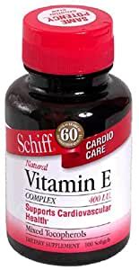 The vitamin code e also contains 23. Amazon.com: Schiff Vitamin E Complex 400 IU, Dietary ...