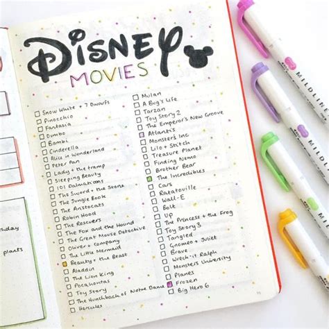 Find show times and purchase tickets for the new disney movies showing in a cinema near you, and buy the latest releases. Bullet Journal Layout Ideas: 29 Unbelievably Gorgeous ...