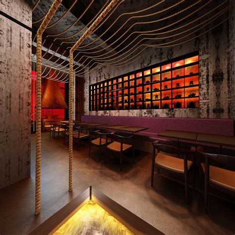 Kemuri Shanghai Restaurant Prism Design Archdaily