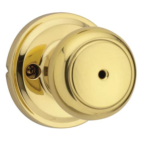 Weiser Troy Brass Privacy Knob The Home Depot Canada