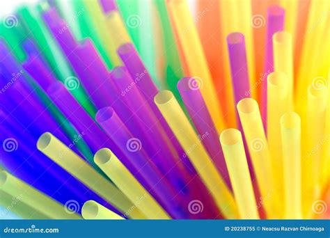 Colored Straws Stock Image Image Of Detail Design Background 20238755